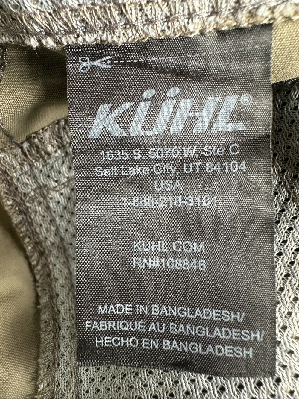 Kuhl Men’s Renegade Convertible Cargo Pants. Size 38 X 32.